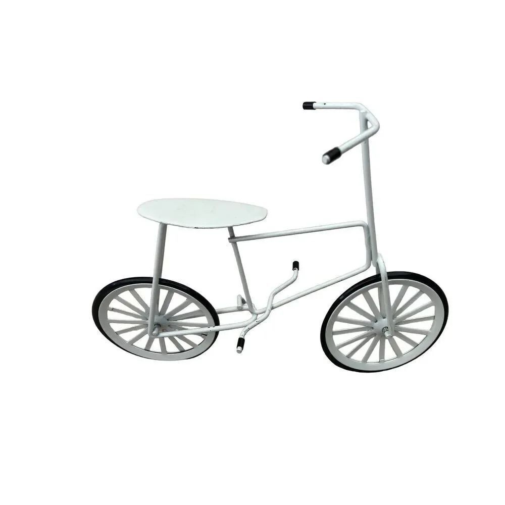 Metal Vintage Bicycle with Kickstand Country Antique Figurine Sculpture Decor